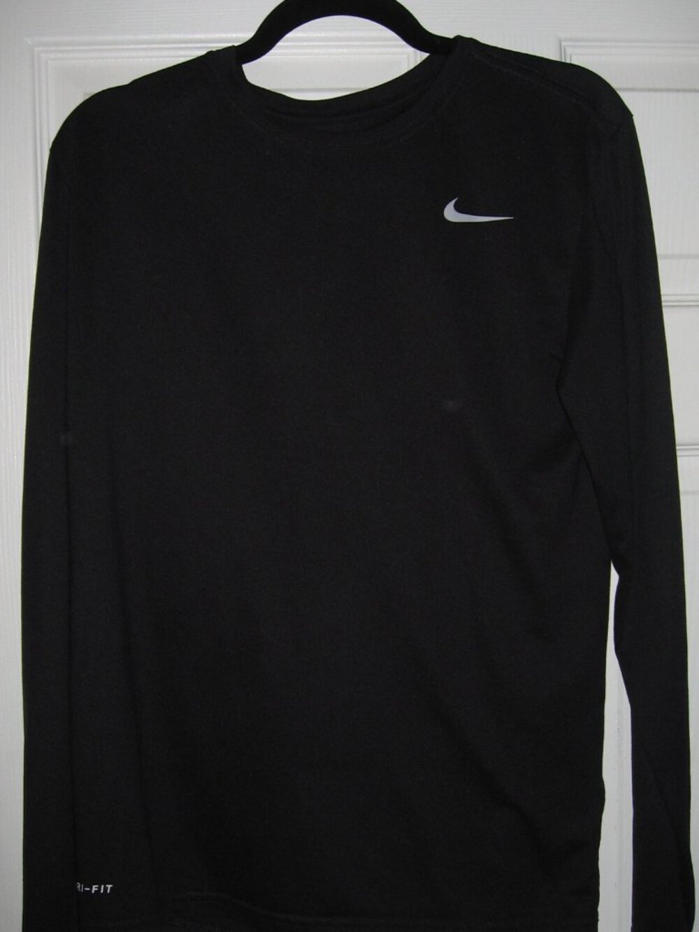 Nike Dri-FIT Men's Black Long Sleeve Athletic Shirt